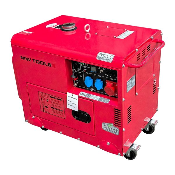 Diesel Aggregaat / Generator Silent 6 KVA - 230/3x400V  (Prijs is inclusief verzending binnen NL- m.u.v. Waddeneialnden)