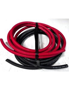  SGX Accukabel 54mm2  AGW 1/0 - 100% Massief Koper - Rood of Zwart - Te bestellen in veelvoud 10 cm