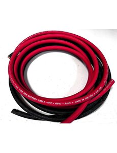  SGX Accukabel 42mm2  AGW1 - 100% Massief Koper - Rood of Zwart - Te bestellen in veelvoud 10 cm