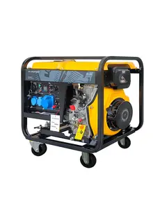  Diesel Generator OPEN TYPE 230V  6kVA met ATS aansluiting