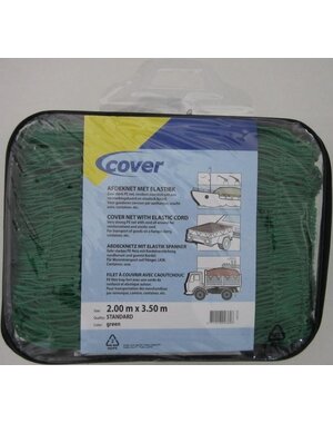  Aanhangernet Knooploos Standaard - Groen 2.00x3.50mtr