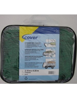  Aanhangernet Knooploos Standaard - Groen 2.10x4.50mtr