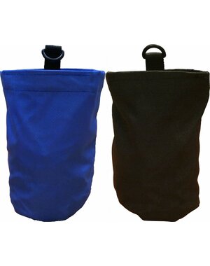 Zandzakje KLEIN 15x9 cm (incl. karabijnhaak) - Zwart of Blauw