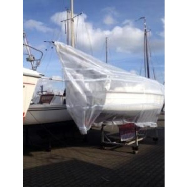 Flexi Tarp Premium DEKZEIL PE-PP 240 gr/m2 - Transparant 4 x 8 meter met UV (LDPE-PP) Coating