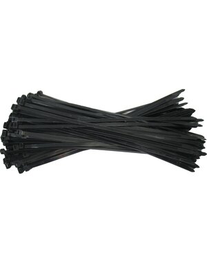  Tie Rips / Kabelbinders 7,6 x 370mm ZWART per 100 stuks
