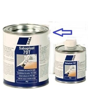 PVC lijm Sabaplast 70T - 1 liter