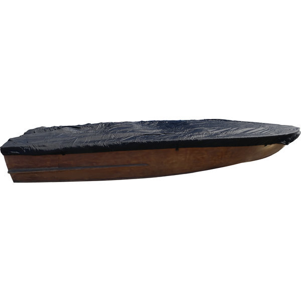 Bootzeil Open Boot / Afdekzeil 600D Luxe 550cm - 610cm x 270cm Zwart