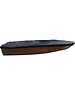  Bootzeil Open Boot 600D Luxe 550cm - 610cm x 270cm Zwart