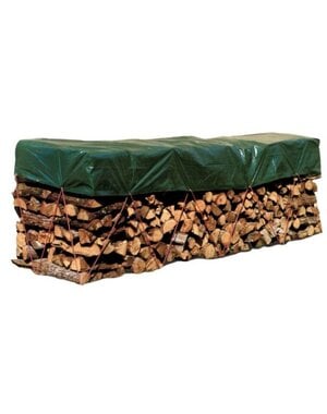 DEKZEIL PE 225-240 gr/m2 - Brandhout afdekking / Supertarp PREMIUM 1,5 x 6 meter met UV (LDPE) Coating