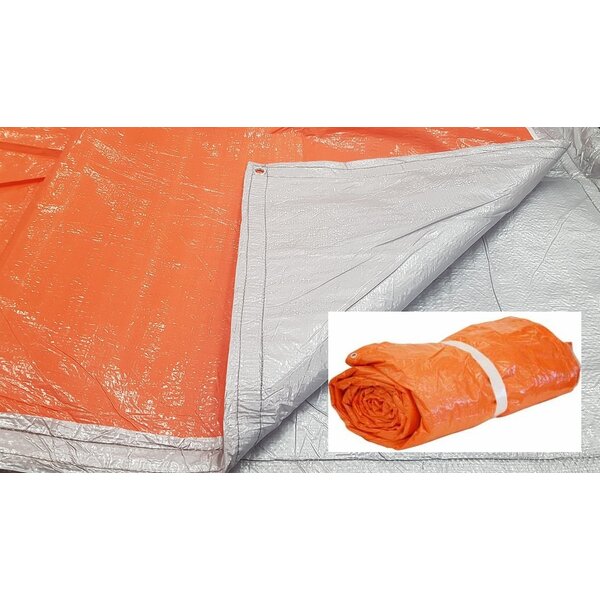 Isolatie dekzeil 250 gr/m2 - 6x8 mtr (1 foam laag)