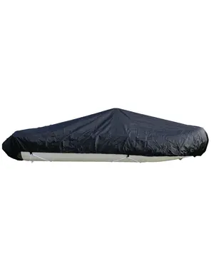  Rubberboothoes Zwart Afdekzeil 200D (320 tot 370cm lang x 170cm breed)