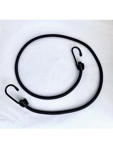 Elastische snelbinder / spanner 8mm met 2x  spinhaak - 100 cm