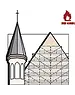  Steigernet 2200 NVO Brandvertragend 2,57x100 mtr - 60 gr/m2 - WIT