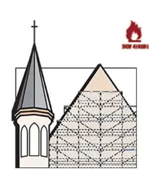  Steigernet 2200 NVO Brandvertragend 3,07x100 mtr - 60 gr/m2 - wit