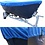 Bootzeil Open Boot / Afdekzeil 600D Luxe 400cm - 460cm x 200cm Blauw  - 2e keus