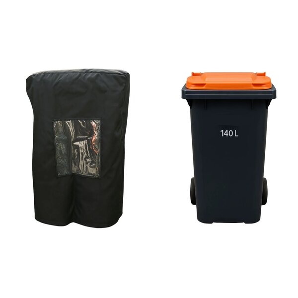Vuilnisbak hoes / Rolcontainer hoes - 140 liter