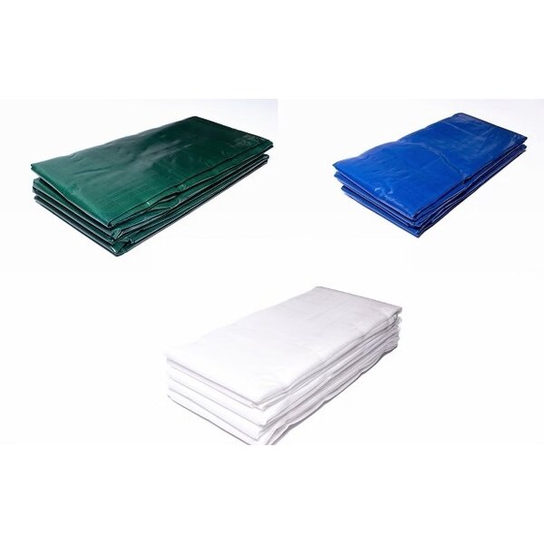 Supertarp Premium / Dekzeil PE 250gr/m2 - 12 x 15 mtr met UV-Coating