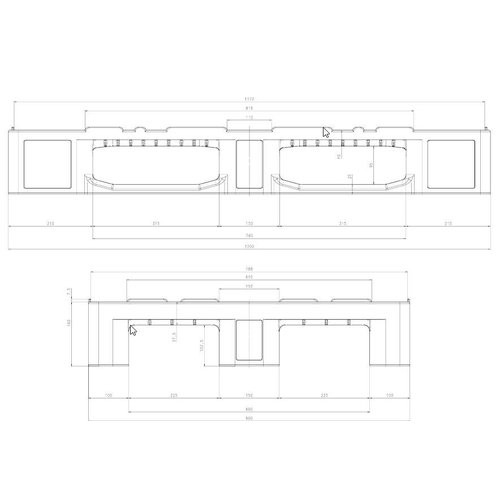 Paleta H1 higieniczna - plastikowa 1200x800x160mm