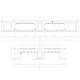 Paleta H1 higieniczna - plastikowa 1200x800x160mm