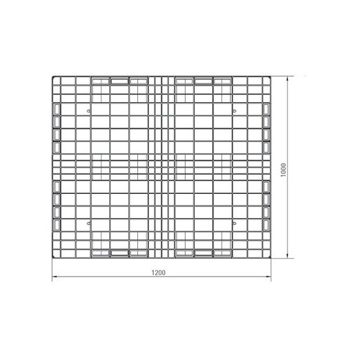 Paleta plastikowa 1200x1000x150 mm