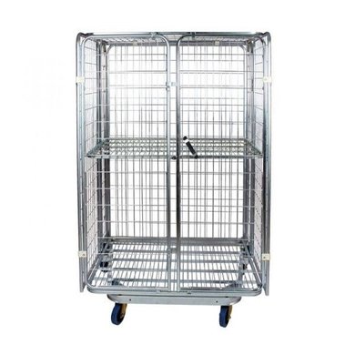 Zamykany wózek siatkowy typu rollkontener 1200x800x1800mm
