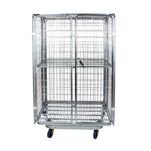 Zamykany wózek siatkowy typu rollkontener 1200x800x1800mm