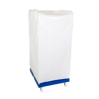 Jednorazowy pokrowiec ochronny na rollkontener 820x730x1460 mm - biały, zestaw 40 szt