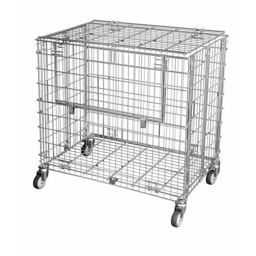 Kosz ekspozycyjny na kółkach 1000x610x1040 mm - składany