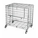 Kosz ekspozycyjny na kółkach 1000x610x1040 mm - składany