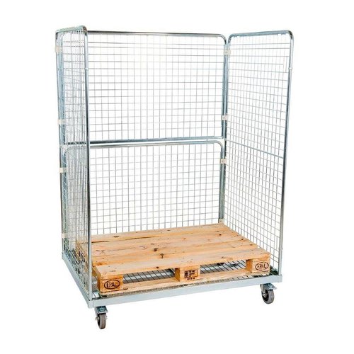 Rollkontener 3 ścienny mieszczący europaletę 1350x950x1820 mm