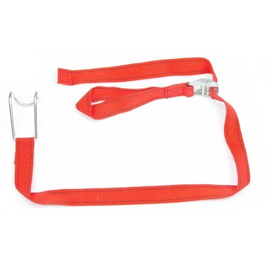 Czerwona taśma zabezpieczająca do rollkontenerów