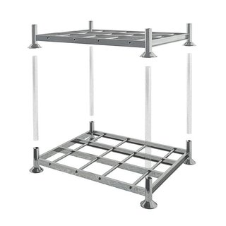 Metalowy regał magazynowy 1545x1180x310 mm - pojedynczy