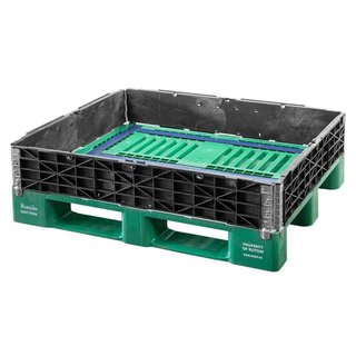Nadstawka plastikowa 1200x1000x200 mm składana - 4 zawiasy