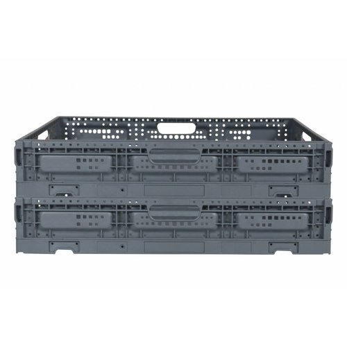 Składana skrzynka ażurowa 600x400x115 mm - 23 litry