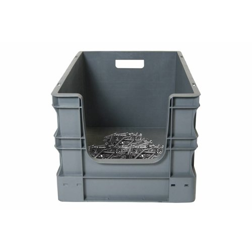 Pojemnik Euro z otworem na uchwyt 600x400x330 mm - pojemność 65 litrów