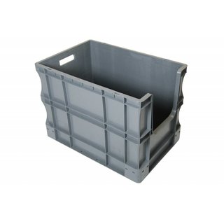 Pojemnik Euro z otworem na uchwyt 600x400x430 mm - pojemność 90 litrów
