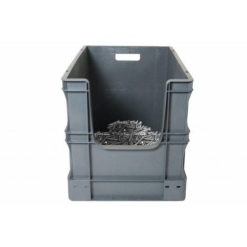 Pojemnik Euro z otworem na uchwyt 600x400x430 mm - pojemność 90 litrów