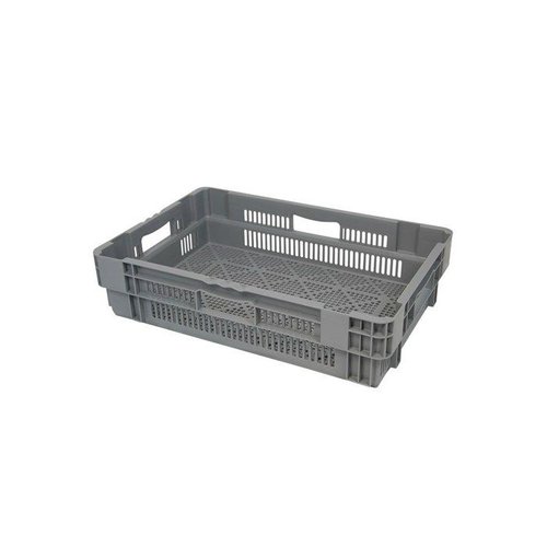 Plastikowa skrzynka ażurowa 600x400x144 mm - możliwość sztaplowania