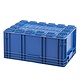 R-KLT 6429 Pojemnik do ustawiania w stosy 600x400x280 mm - niebieski