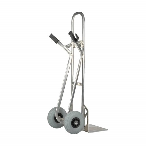 Wózek ręczny do skrzyń NST-300-CT Aluminium, platforma 285x240mm