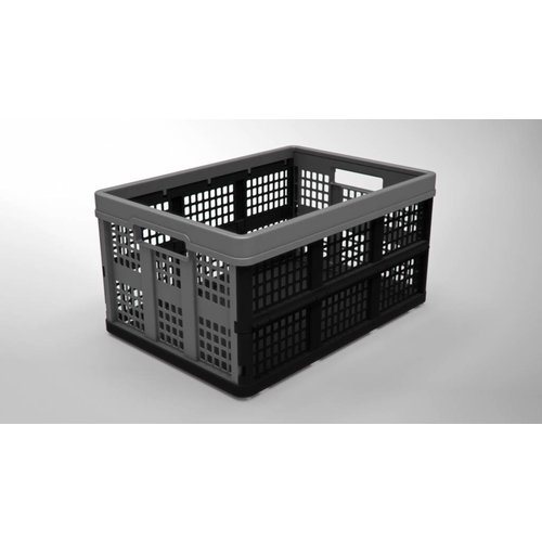 Składana skrzynia z tworzywa sztucznego M-Clax 530x370x280 mm - perforowana