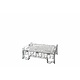 Składany pojemnik metalowy 800x600x700 mm – druciany kosz magazynowy