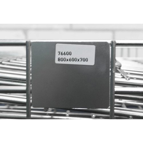 Składany pojemnik metalowy 800x600x700 mm – druciany kosz magazynowy