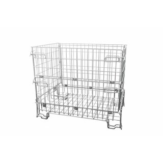 Metalowy kosz siatkowy 1200x800x1000 mm - składany