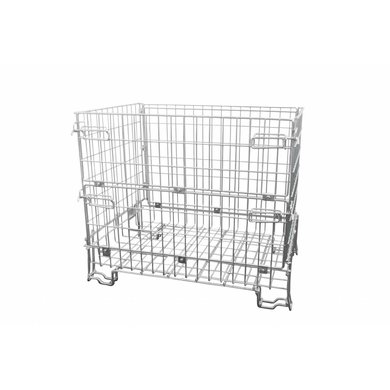 Metalowy koszt siatkowy 1200x800x1000 mm - składany