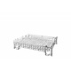 Metalowy kosz siatkowy 1200x800x1000 mm - składany