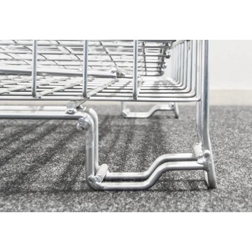 Metalowy kosz siatkowy 1200x800x1000 mm - składany