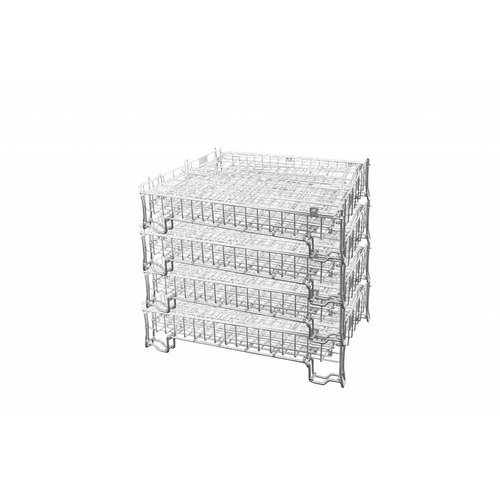 Metalowy kosz siatkowy 1200x800x1000 mm - składany
