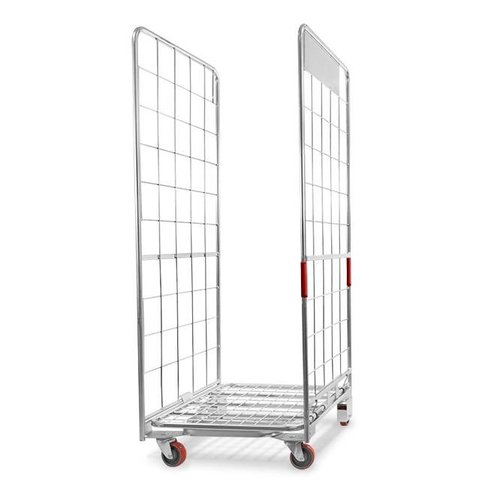 Wózek siatkowy 2 ścienny gniazdowy 800x700x1770 mm - używany