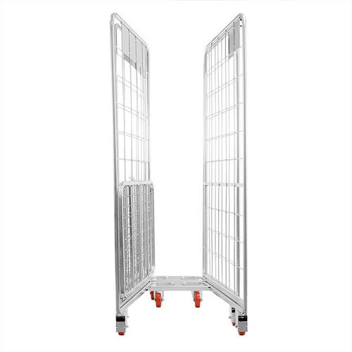 Wózek siatkowy 2 ścienny gniazdowy 800x700x1770 mm - używany